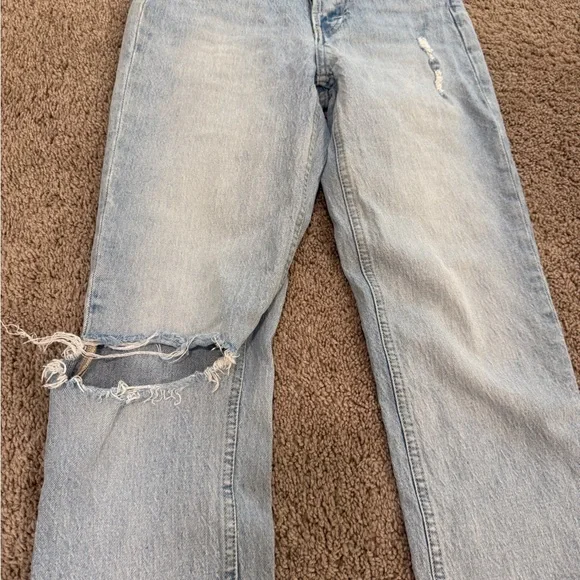 Vintage GAP mom Faded Blue cheeky Straight Leg high rise Jeans size 24 - Picture 6 of 7